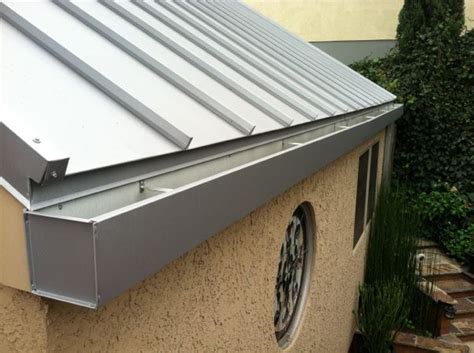 box gutters for standing seam metal roofs|seam metal roof gutters.